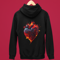 Blaze Heart - Rückendruck Premium Hoodie