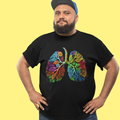 Flower Lung IV - Oversize Tshirt - 100% organische Baumwolle