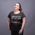 ABCD - Oversize Tshirt - 100% organische Baumwolle