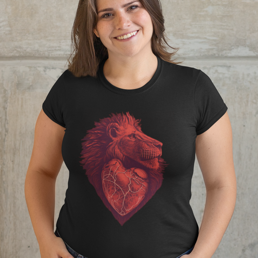 Lion Heart - Oversize Tshirt - 100% organische Baumwolle
