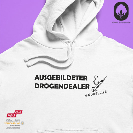 Drogendealer - BioBlend Hoodie: Mode mit Mehrwert (organische Baumwolle)