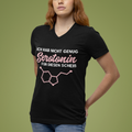 Serotonin - V-Ausschnitt Vorgeschrumpfter Baumwollstoff (100%)