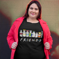 Friends - Oversize Tshirt - 100% organische Baumwolle