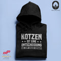 Kotzen ist eine Entscheidung - BioBlend Hoodie: Mode mit Mehrwert (organische Baumwolle)