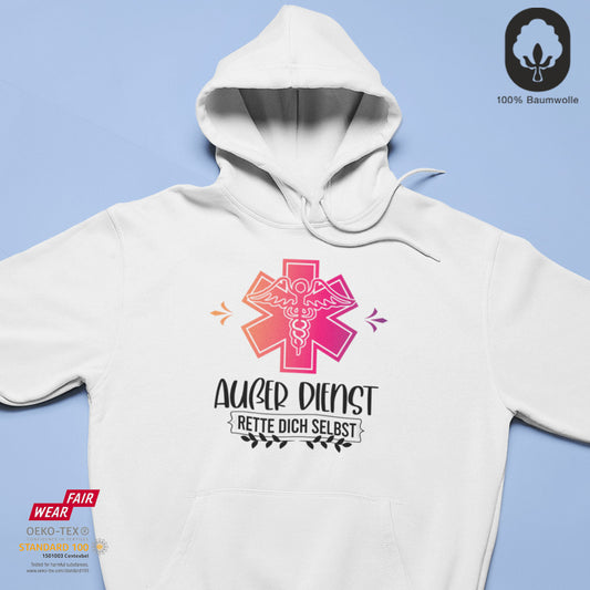 Rette dich selbst - BioBlend Hoodie: Mode mit Mehrwert (organische Baumwolle)