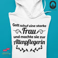 Gott schuf eine starke Frau - Hoodie Unisex