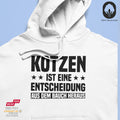 Kotzen ist eine Entscheidung - BioBlend Hoodie: Mode mit Mehrwert (organische Baumwolle)