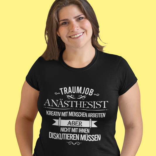 Traumjob Anästhesist - Oversize Tshirt - 100% organische Baumwolle
