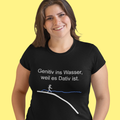 Genitiv ins Wasser weil es Dativ ist - Oversize Tshirt - 100% organische Baumwolle