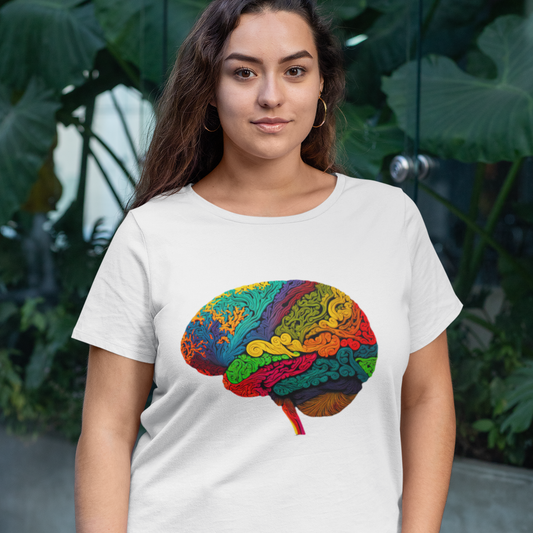 Color Brain IV - Oversize Tshirt - 100% organische Baumwolle