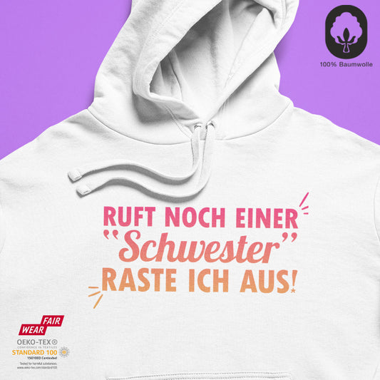 Raste ich aus! - BioBlend Hoodie: Mode mit Mehrwert (organische Baumwolle)