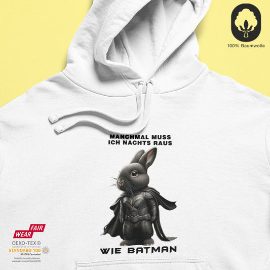 Wie Batman - BioBlend Hoodie: Mode mit Mehrwert (organische Baumwolle)