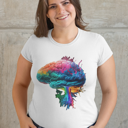 Color Brain II - Oversize Tshirt - 100% organische Baumwolle