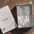 Klug war's nicht aber geil! - Bio Premium Frauen Tshirt