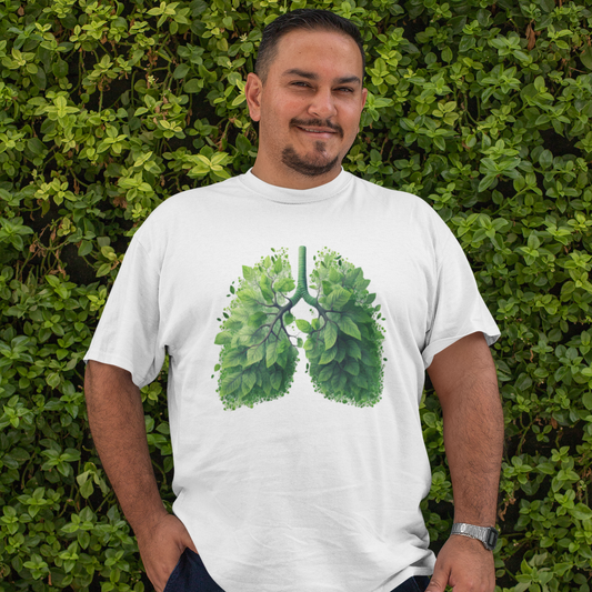 Flower Lung III - Oversize Tshirt - 100% organische Baumwolle