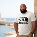 Ich bin nicht stur, sondern Meinungsstabil - Oversize Tshirt - 100% organische Baumwolle