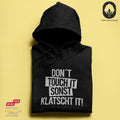 Sonst klatscht it! - BioBlend Hoodie: Mode mit Mehrwert (organische Baumwolle)