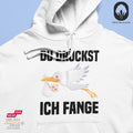 Du drückst, ich fange - BioBlend Hoodie: Mode mit Mehrwert (organische Baumwolle)