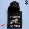 Du drückst, ich fange - BioBlend Hoodie: Mode mit Mehrwert (organische Baumwolle)