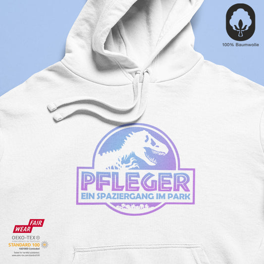 Spaziergang im Park - BioBlend Hoodie: Mode mit Mehrwert (organische Baumwolle)