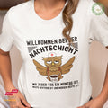 Willkommen in der Nachtschicht - Bio Premium Frauen Tshirt