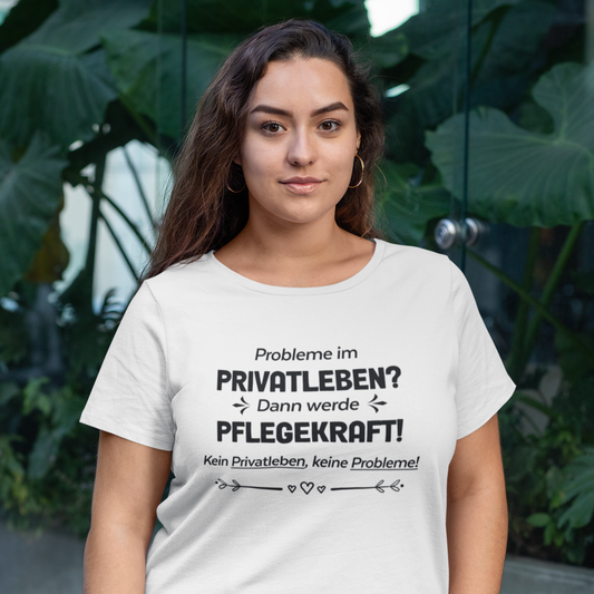 Probleme im Privatleben? - Oversize Tshirt - 100% organische Baumwolle