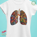 Flower Lung II - Bio Premium Frauen Tshirt