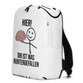 Hier! Dir ist was runtergefallen - Rucksack