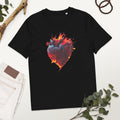 Blaze Heart - Oversize Tshirt - 100% organische Baumwolle