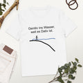 Genitiv ins Wasser weil es Dativ ist - Oversize Tshirt - 100% organische Baumwolle