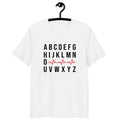 ABCD - Oversize Tshirt - 100% organische Baumwolle