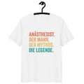 Anästhesist. Der Mann. Der Mythos. Die Legende - Oversize Tshirt - 100% organische Baumwolle