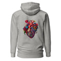Flower Heart I - Rückendruck Premium Hoodie